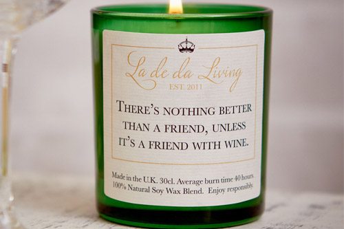 POP Candle | There's Nothing Better Than A Friend, Unless It's A Friend With Wine