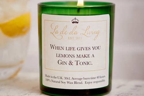 POP Candle | When Life Gives You Lemons Make A Gin & Tonic