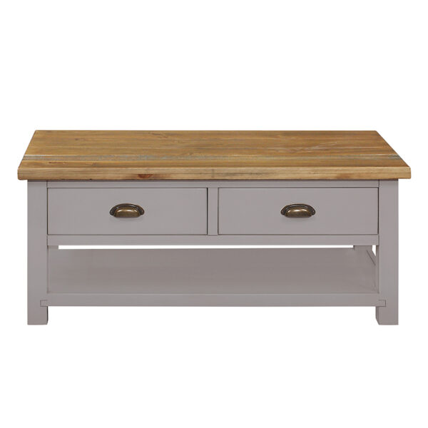 Gresford Grey 2 Drawer Coffee Table