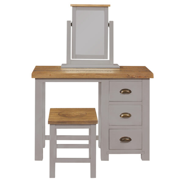 Gresford Grey 3 Drawer Dressing Table