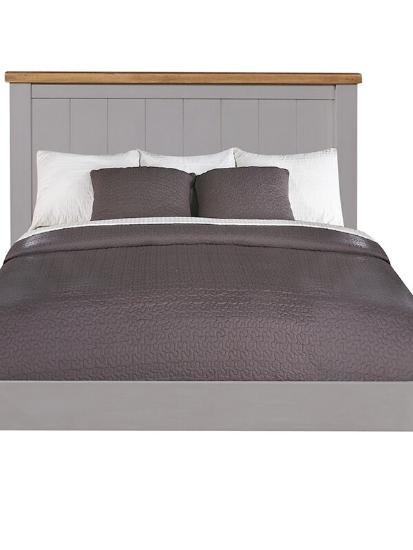 Gresford Grey 4'6 Bed Low Foot end