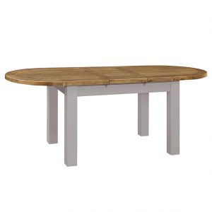 Gresford Grey Oval Ext. Table 1800 extend 2200