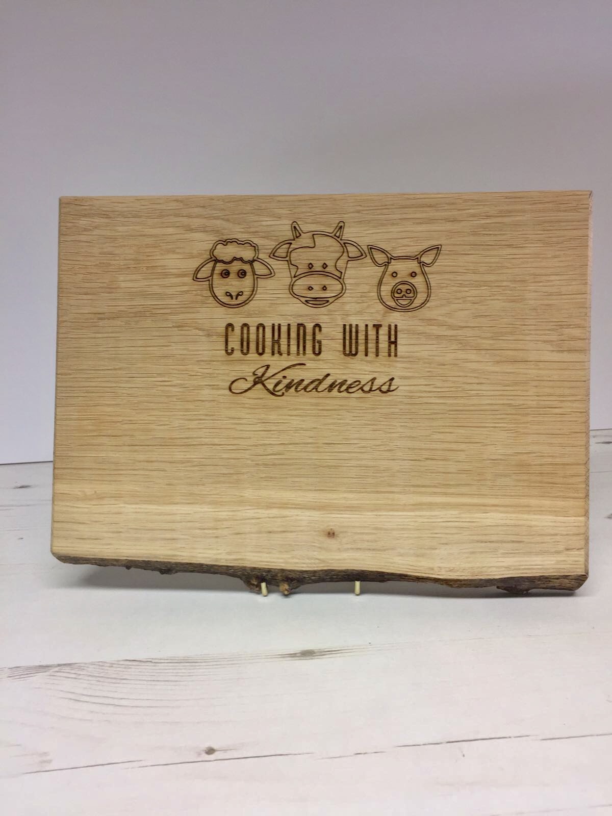 RUSTIC EDGE CHOPPING BOARD | COOKING WITH KINDNESS