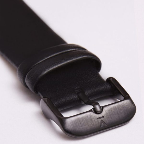 BLACK WITH BRUSHED BLACK BUCKLE | 20MM | VOTCH