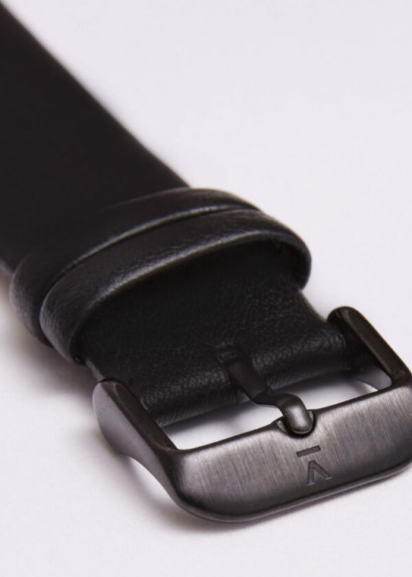 BLACK WITH BRUSHED BLACK BUCKLE | 20MM | VOTCH