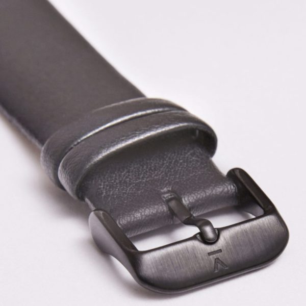 DARK GREY WITH BRUSHED BLACK BUCKLE | 20MM | VOTCH