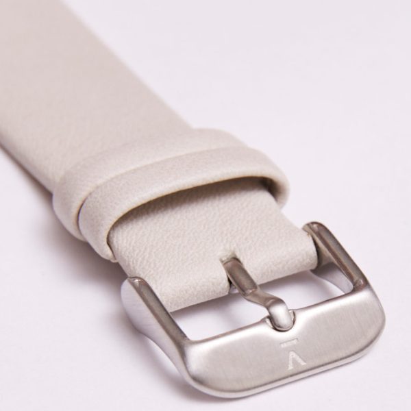 LIGHT GREY WITH BRUSHED SILVER BUCKLE | 20MM | VOTCH