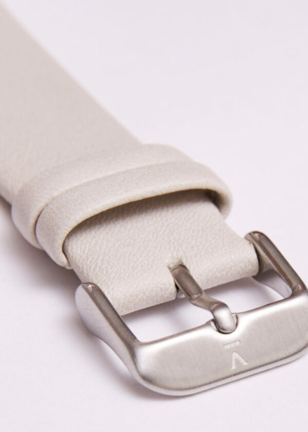 LIGHT GREY WITH BRUSHED SILVER BUCKLE | 20MM | VOTCH