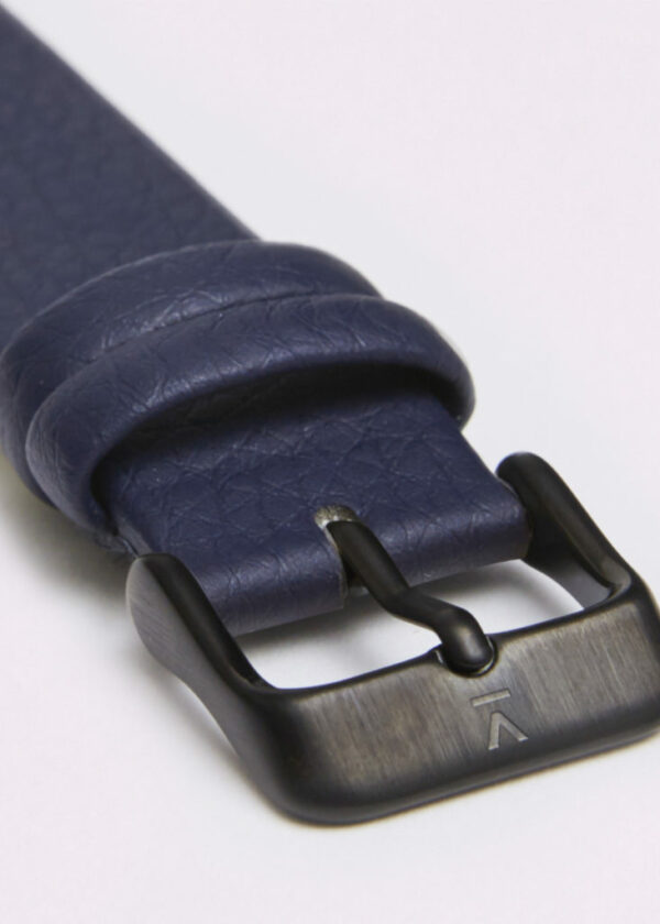 NAVY WITH BRUSHED BLACK BUCKLE | 18MM | VOTCH