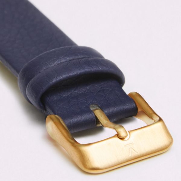 NAVY WITH BRUSHED GOLD BUCKLE | VOTCH
