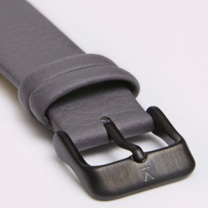 SLATE GREY WITH BRUSHED BLACK BUCKLE | 18MM | VOTCH
