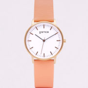 THE ROSE GOLD WITH CORAL STRAP | VOTCH
