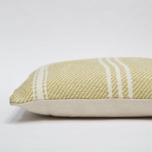 LIGHTWEIGHT | GOOSEBERRY OXFORD STRIPE CUSHION