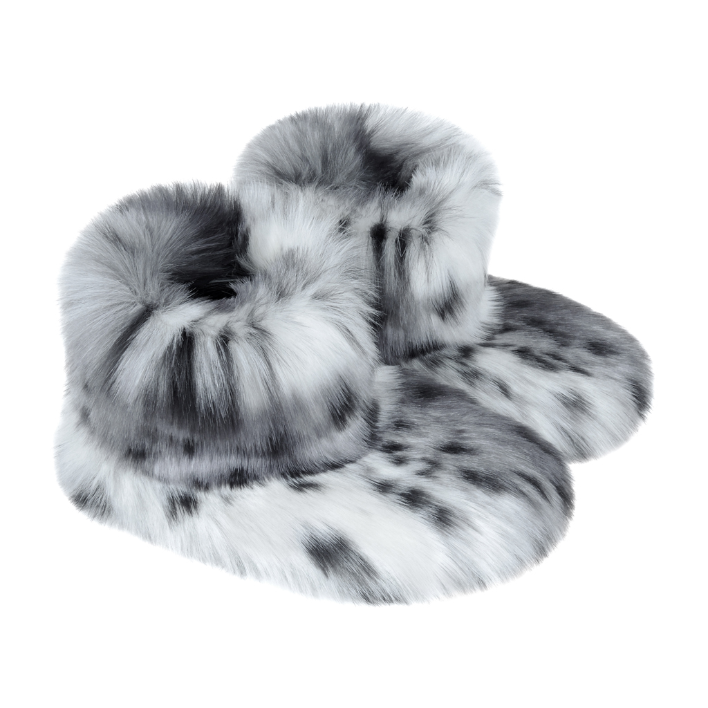 leopard slipper boots