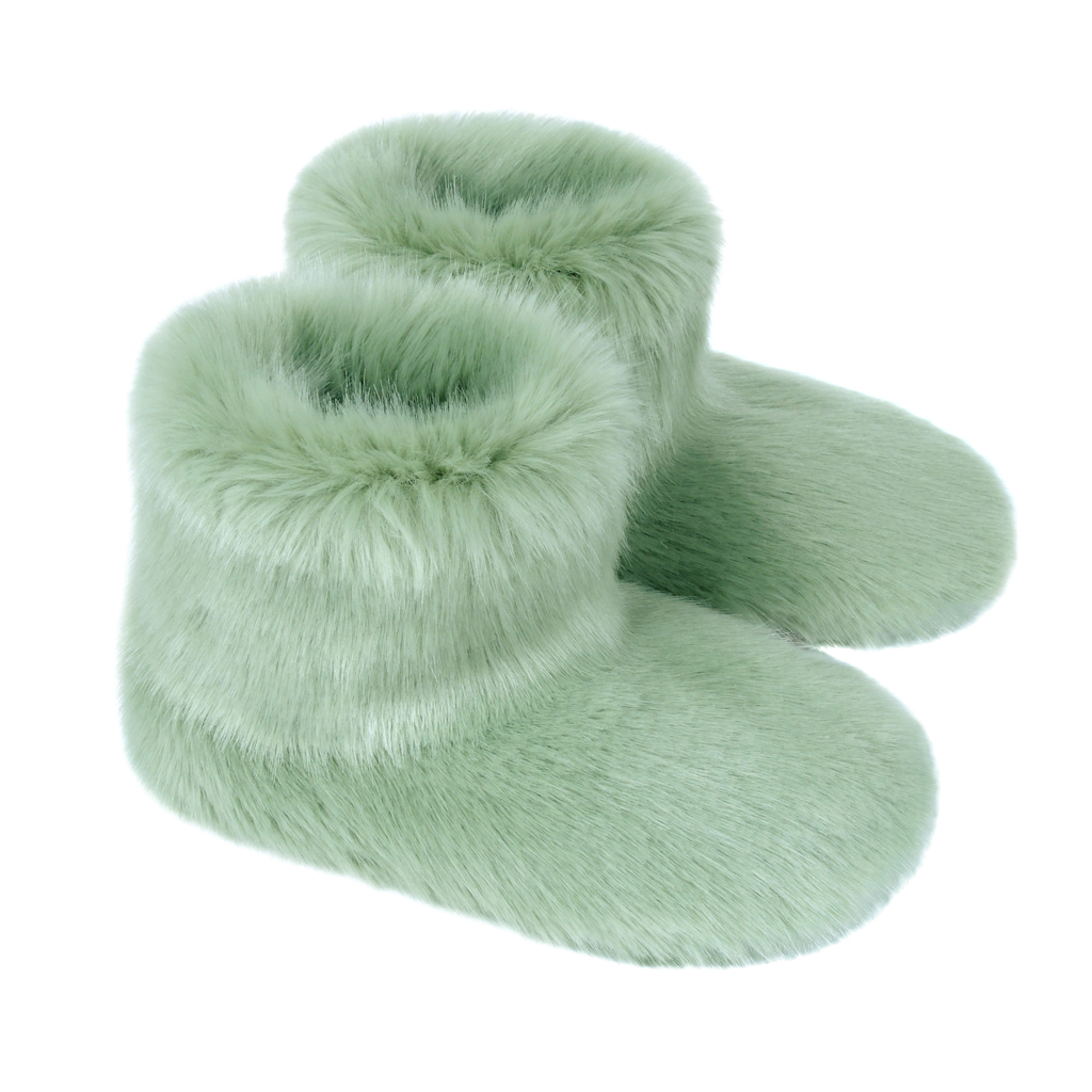 faux fur slipper boots uk
