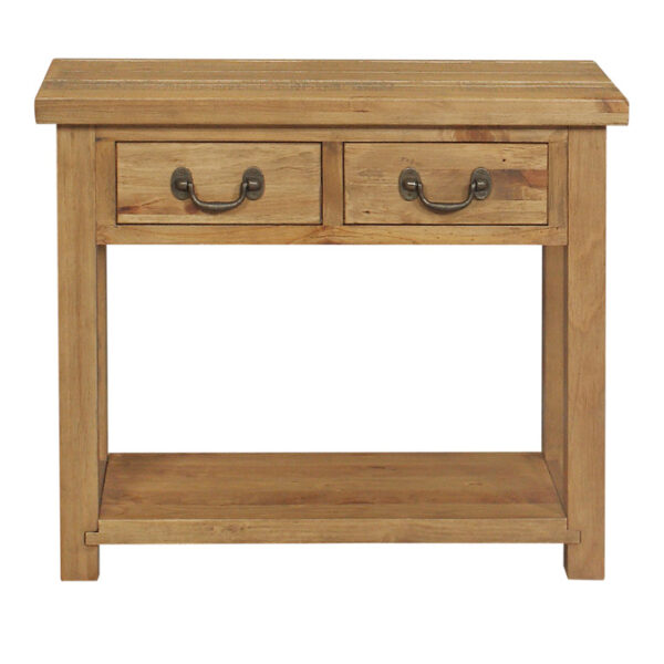 Gresford Rustic 2 Drawer Console Table K.D