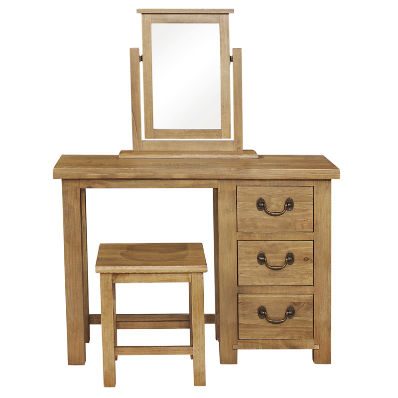 Rustic dressing table with drawers deals