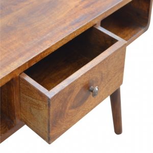 Mango Hill 1 Drawer Curved Coffee Table