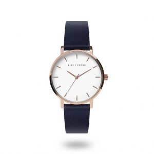 5th Avenue Collection // Rose Gold & White | Navy Strap