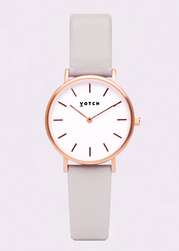 THE LIGHT GREY & ROSE GOLD | PETITE | VOTCH