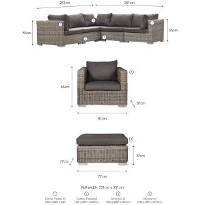Marden Corner Sofa Set