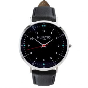 Men's Moderno Collection // Silver, Black & Black