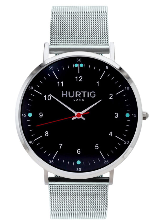 Men's Moderno Collection // Steel | Black & Silver