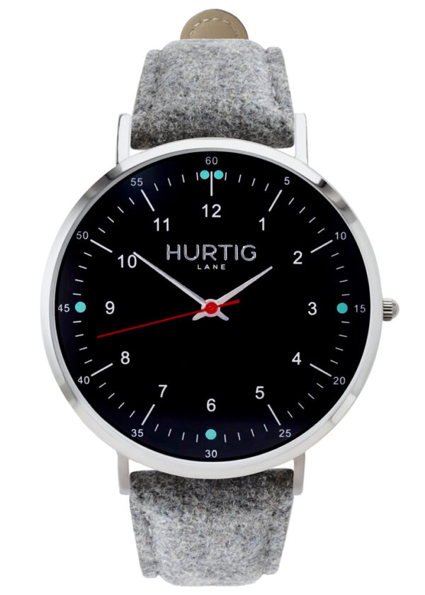 Men's Moderno Collection // Tweed | Black & Grey