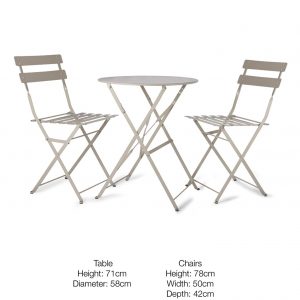 Rive Droite Small Bistro Set