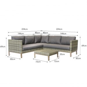 Walderton Corner Sofa Set
