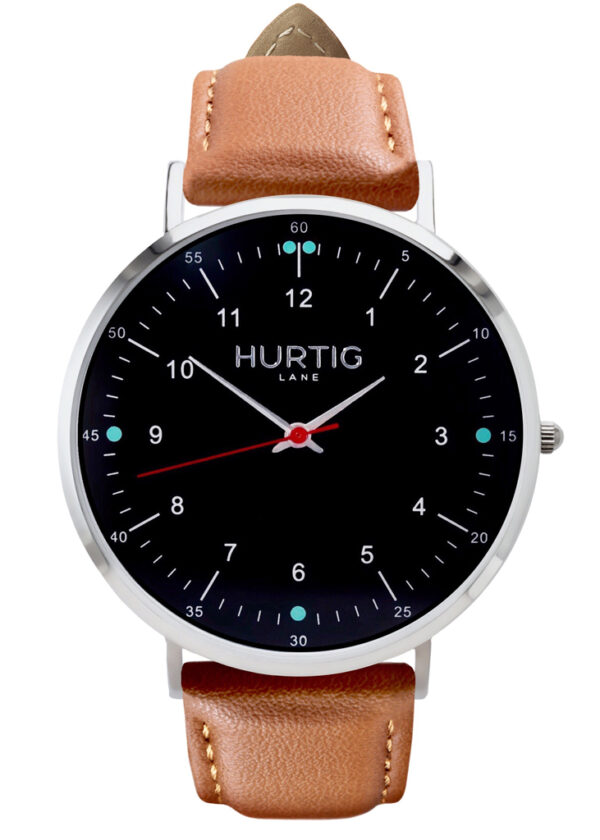 Woman's Moderna Collection // Silver, Black & Tan