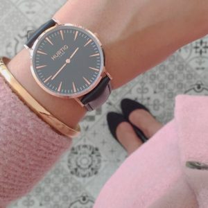 Women's Mykonos Collection // Rose Gold, Black & Black Women's Mykonos Collection // Rose Gold, Black & Black