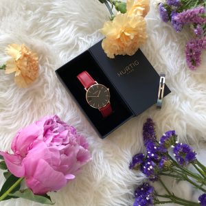 Women's Mykonos Collection // Rose Gold, Black & Cherry