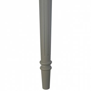 Mango Hill 1 Drawer Writing Desk with Flute Legs Mango Hill 1 Drawer Writing Desk with Flute Legs