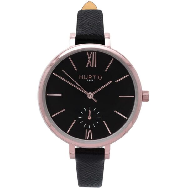 Woman's Amalfi Petite Collection // Rose Gold, Black & Black