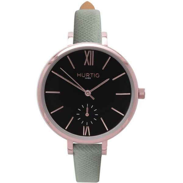 Woman's Amalfi Petite Collection // Rose Gold, Black & Grey