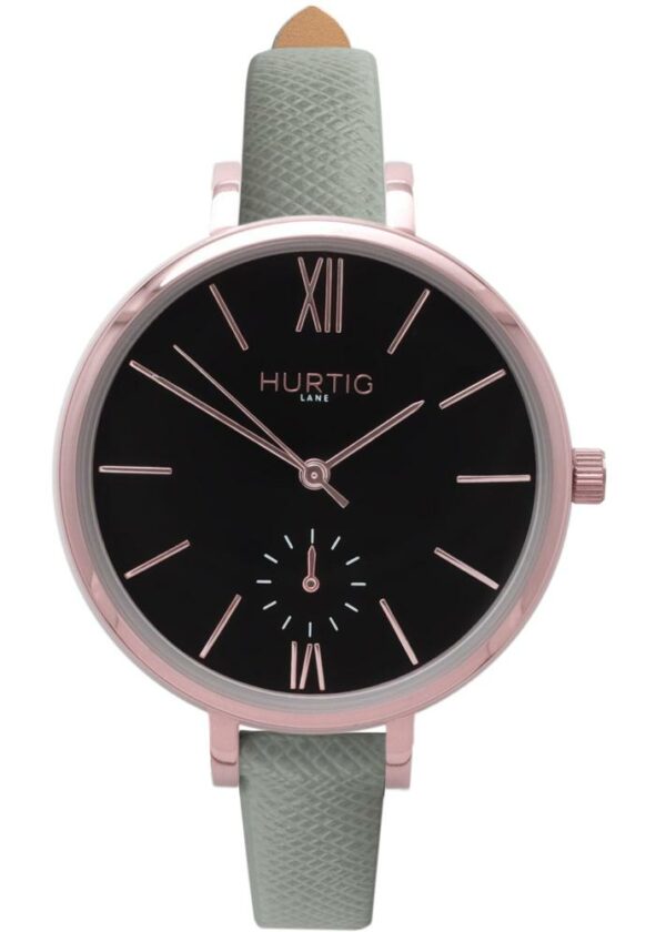 Woman's Amalfi Petite Collection // Rose Gold, Black & Grey