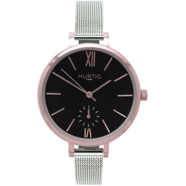 Woman's Amalfi Petite Collection // Rose Gold, Black & Silver