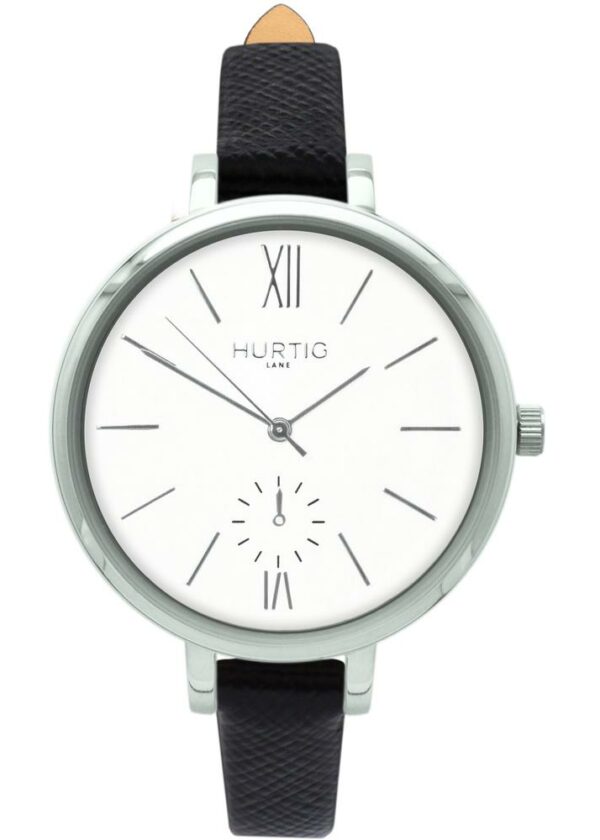 Woman's Amalfi Petite Collection // Silver, White & Black