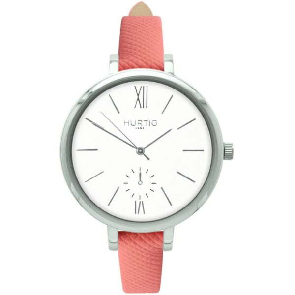 Woman's Amalfi Petite Collection // Silver, White & Coral