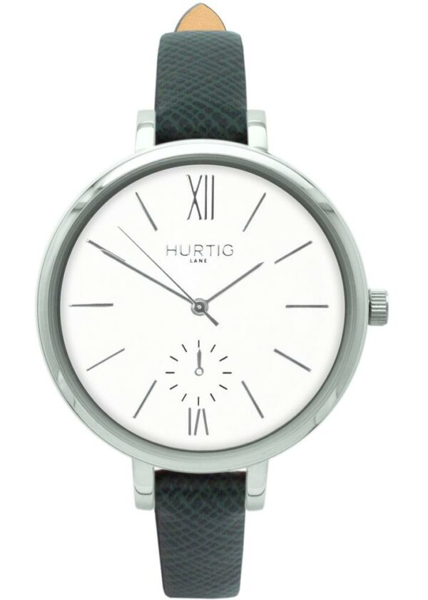 Woman's Amalfi Petite Collection // Silver, White & Green