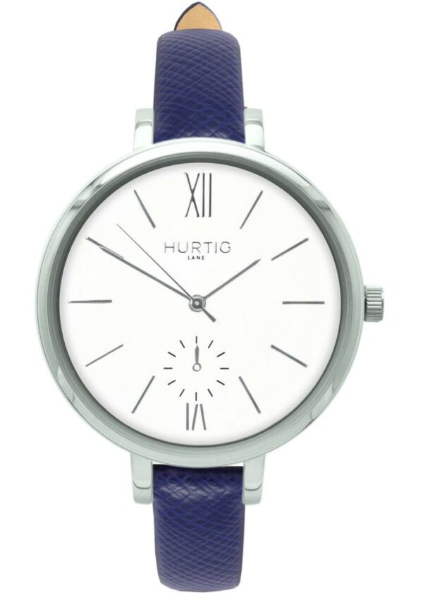 Woman's Amalfi Petite Collection // Silver, White & Marine Blue