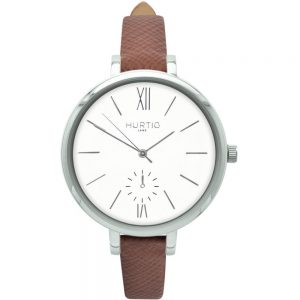 Woman's Amalfi Petite Collection // Silver, White & Tan