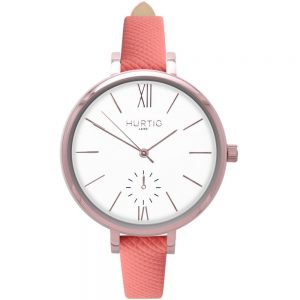 Woman's Amalfi Petite Collection // Rose Gold, White & Coral