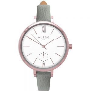 Woman's Amalfi Petite Collection // Rose Gold, White & Grey