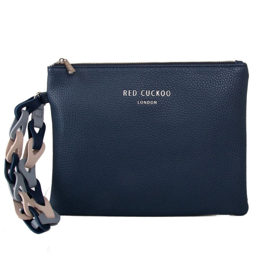 clutch bag with wrist strap