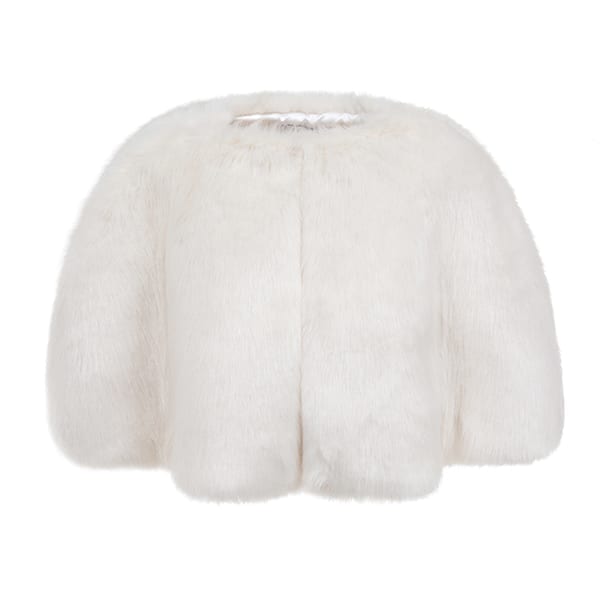 ermine fur cape