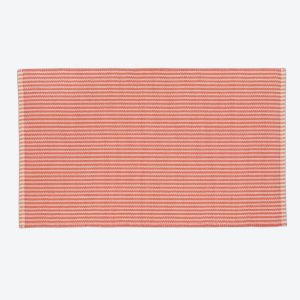 Coral Polperro Stripe Rug