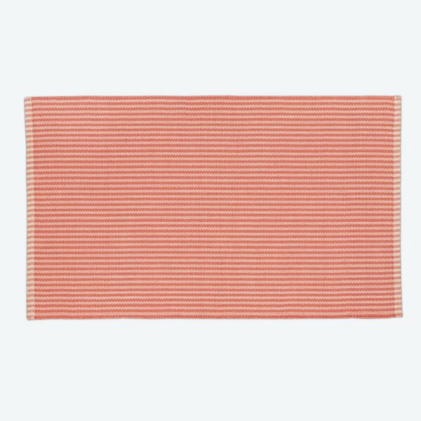 Coral Polperro Stripe Rug