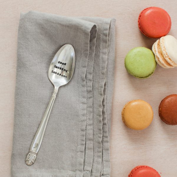 Dessert Spoon – ‘Good Morning Handsome’